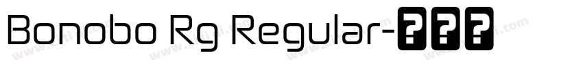 Bonobo Rg Regular字体转换
